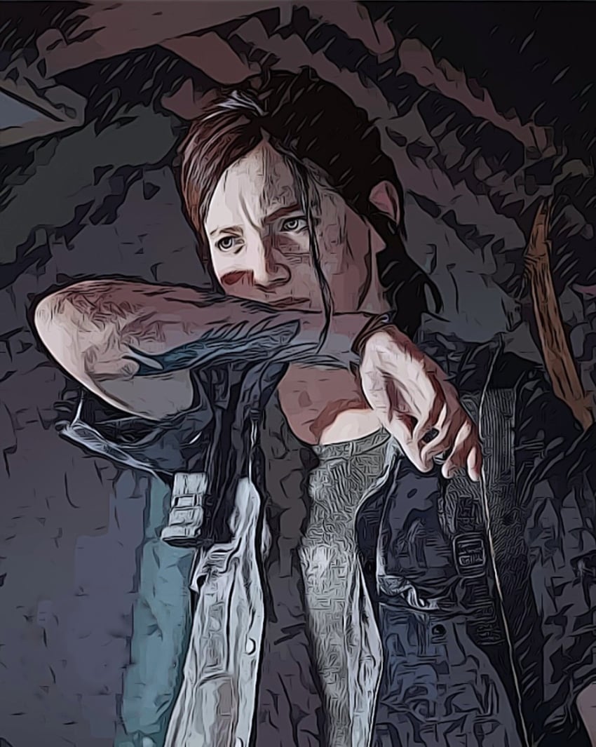 ellie (the last of us and 1 more) drawn by ivananeko