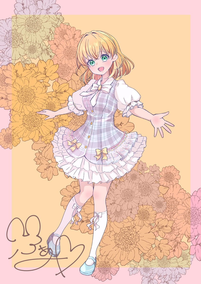 hinoshita kaho (love live! and 1 more) drawn by fami_(cure_cstd)