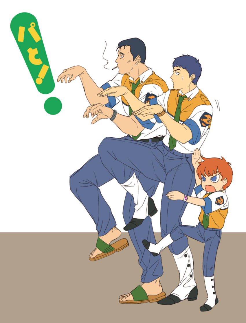 izumi noa, shinohara asuma, and gotou kiichi (yotsubato! and 1 more) drawn by shimashiro