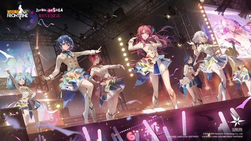konno junko, minamoto sakura, mizuno ai, nikaidou saki, hoshikawa lily, and 2 more (girls' frontline and 1 more)