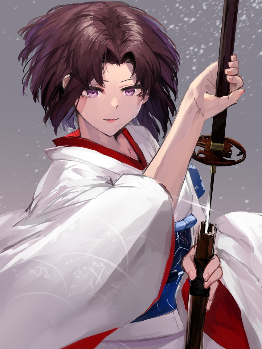 ryougi shiki and void shiki (fate and 2 more) drawn by tark_(318)