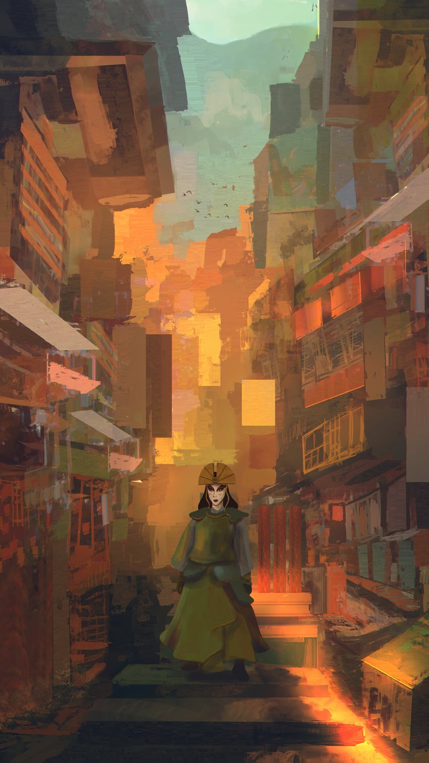 kyoshi (avatar legends and 1 more) drawn by dkaism