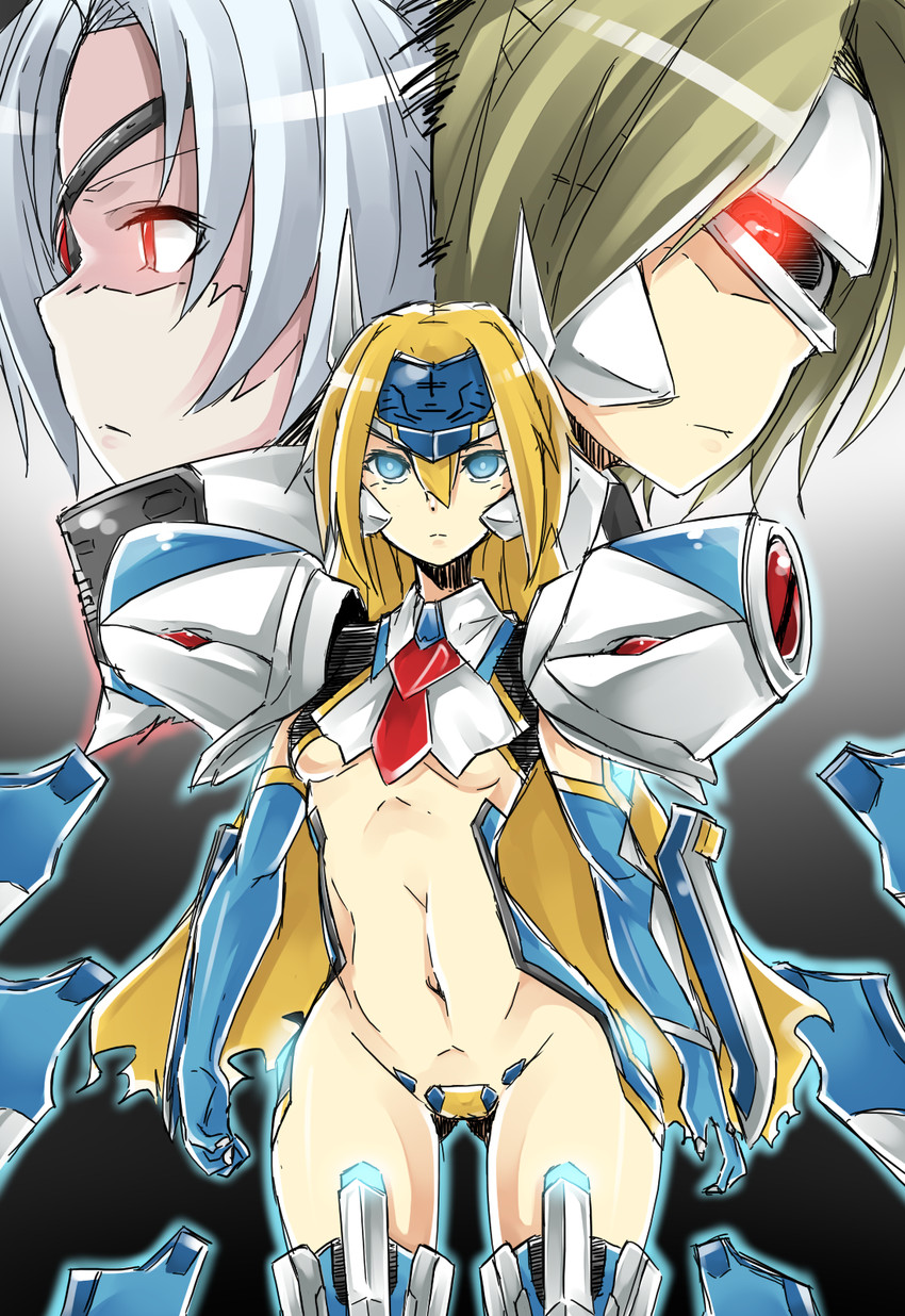 nu-13, lambda-11, and mu-12 (blazblue) drawn by shinagawa_mikuzu