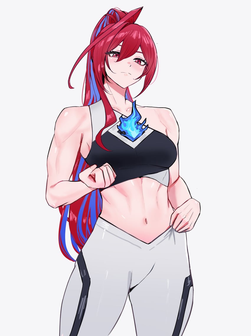 elizabeth rose bloodflame (hololive and 1 more) drawn by rokosannn