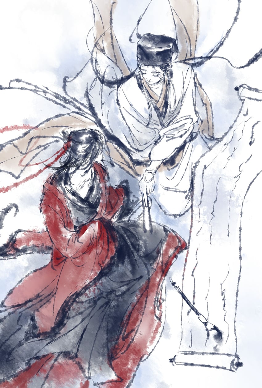 li huowang and zhuge yuan (dao gui yi xian) drawn by chumo-qulingxiao