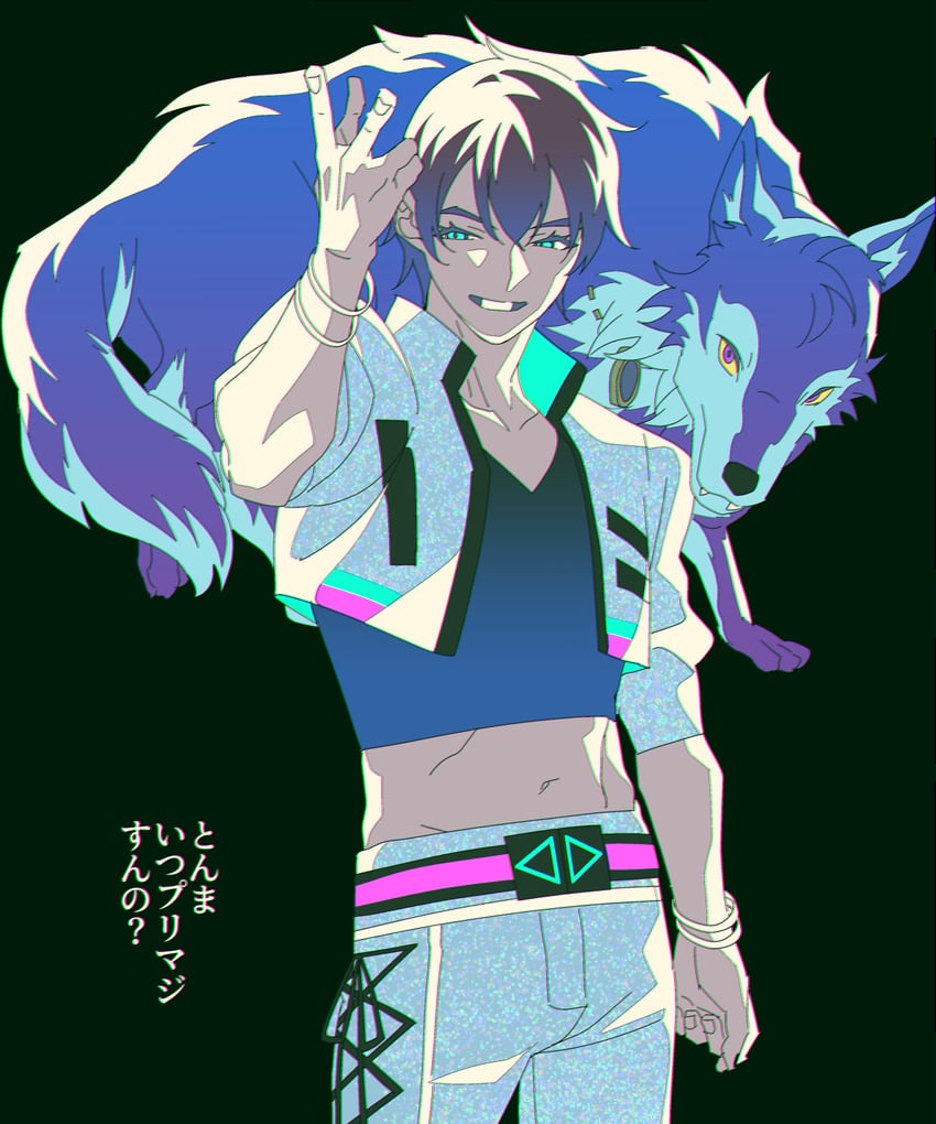 ibuki touma and hughie (pretty series and 1 more) drawn by zashima