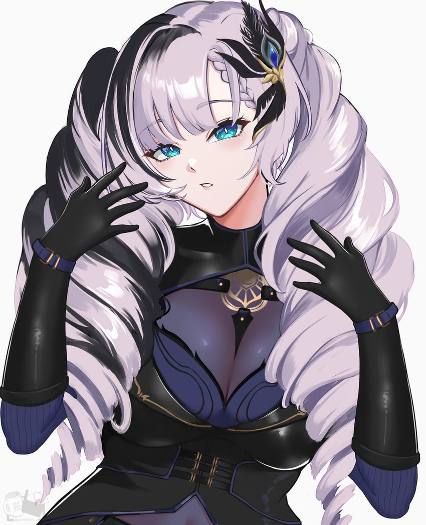 pavolia reine (hololive and 1 more) drawn by shinoillust