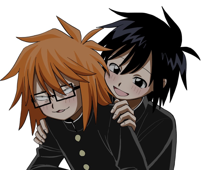 randal ivory and tsukada satoru (randal's friends) drawn by genmai_ocha