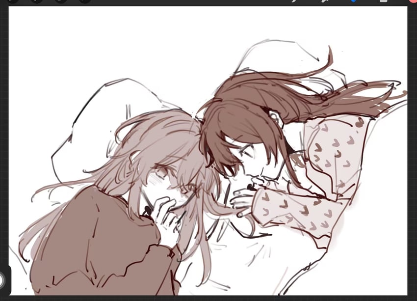 gotoh hitori and kita ikuyo (bocchi the rock!) drawn by lingyi