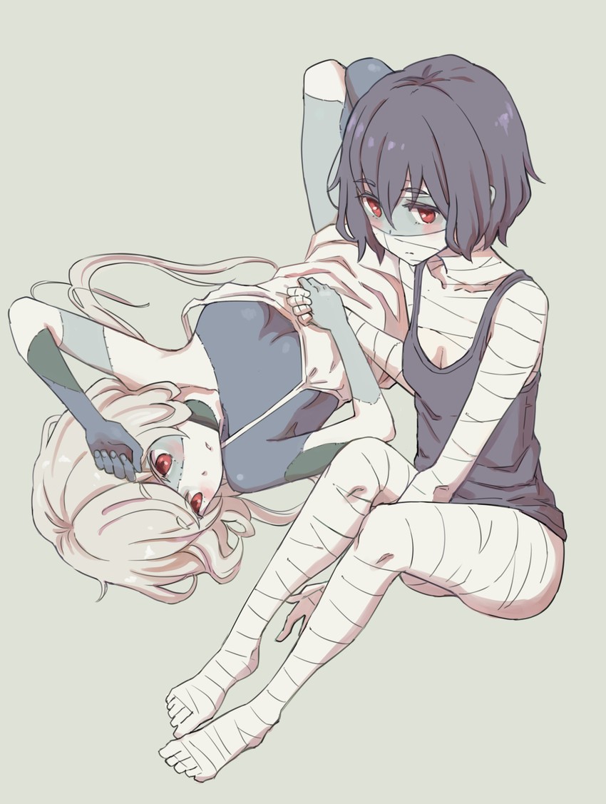 konno junko and mizuno ai (zombie land saga) drawn by yamanori_(yamanori56)