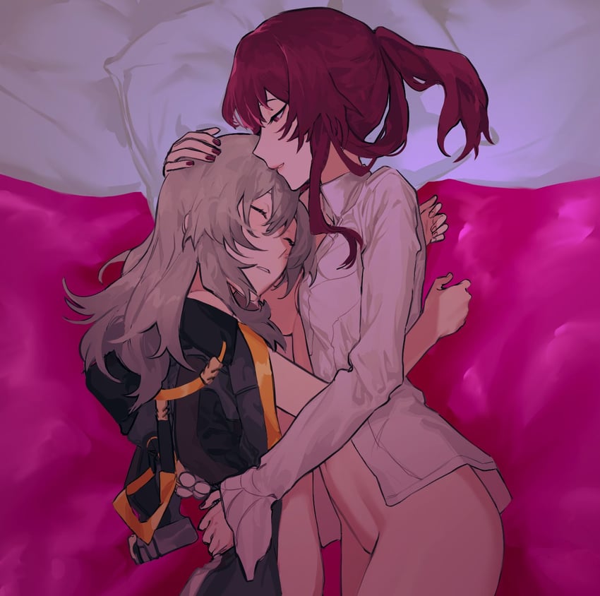 trailblazer, stelle, and kafka (honkai and 1 more) drawn by 1nuyaki