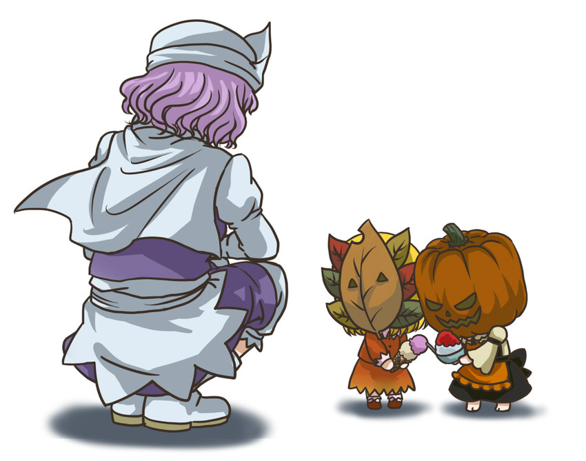 aki minoriko, aki shizuha, and letty whiterock (touhou) drawn by mabui
