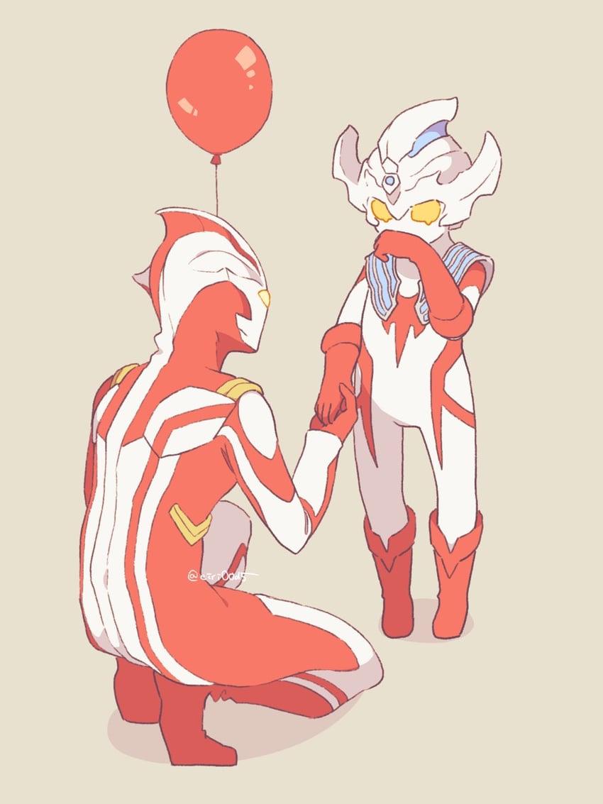 ultraman mebius and ultraman taiga (ultra series and 2 more) drawn by ebony_nightmare