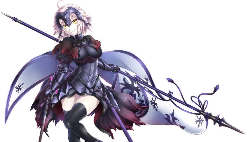jeanne d'arc alter (fate and 1 more) drawn by renreteya