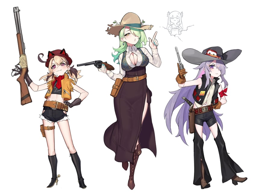 mori calliope, ceres fauna, koseki bijou, gigi murin, and lightning mcqueen (hololive and 2 more) drawn by dasdokter