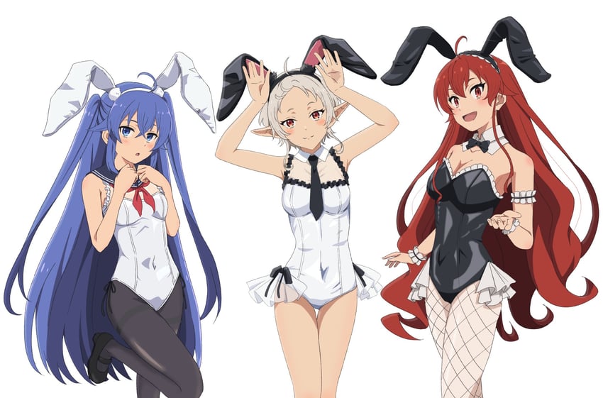 roxy migurdia, eris greyrat, and sylphiette (mushoku tensei) drawn by yaken_(11keionnota06)