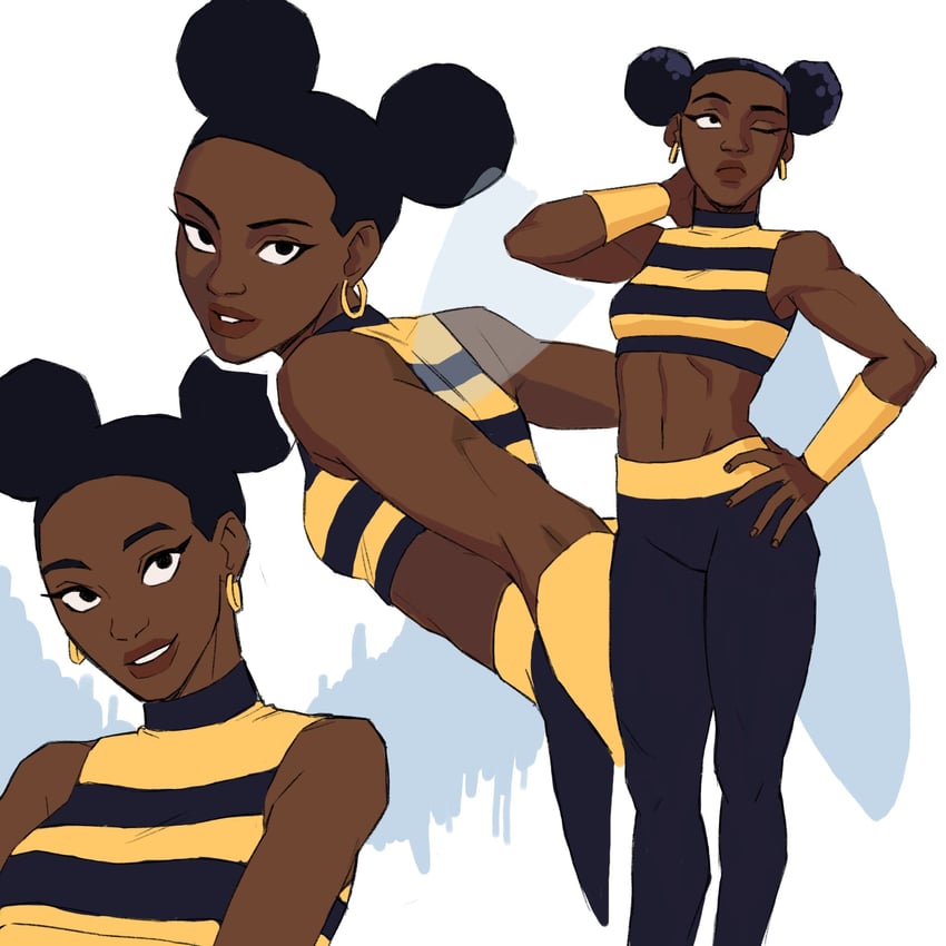 bumblebee (dc comics and 1 more) drawn by genniax