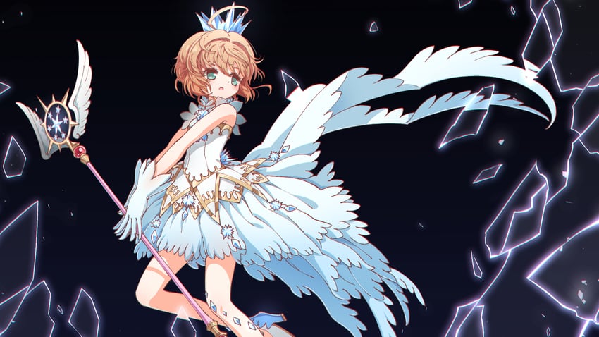 kinomoto sakura (cardcaptor sakura and 1 more) drawn by ruru_ashihara