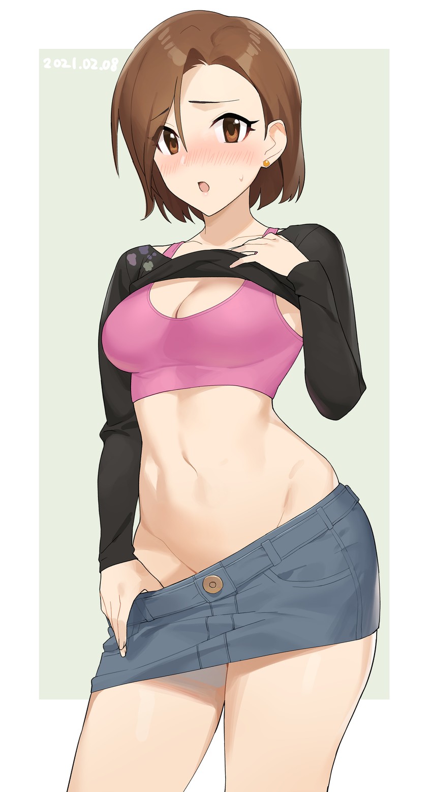 mizuki seira (idolmaster and 1 more) drawn by onao
