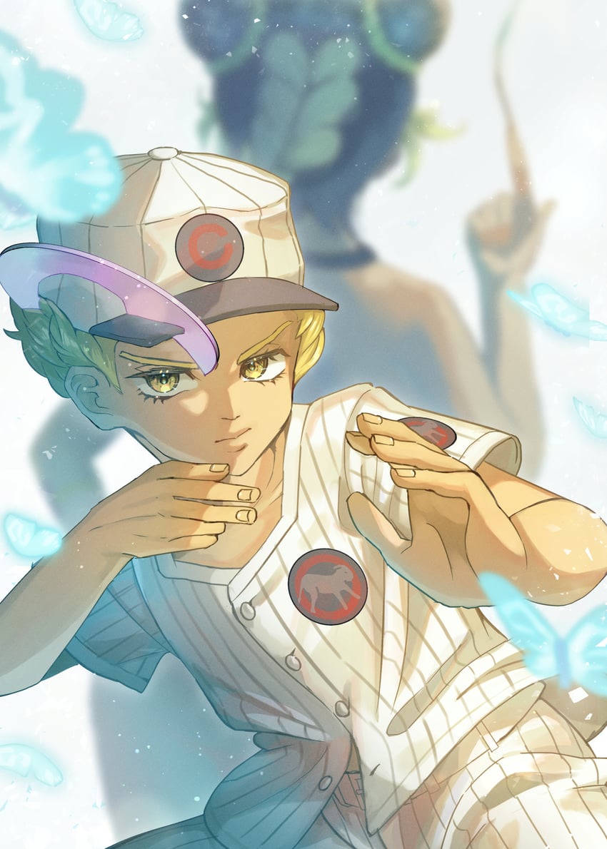 kujo jolyne and emporio alnino (jojo no kimyou na bouken and 1 more) drawn by kotatsukarakita