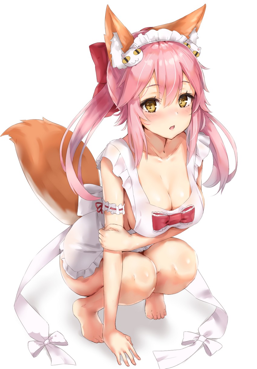 tamamo, tamamo no mae, and tamamo cat (fate and 2 more) drawn by reinama