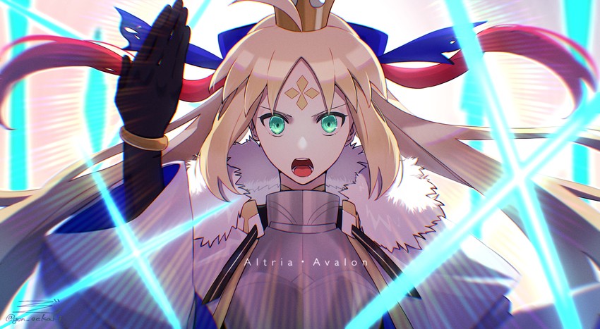 artoria pendragon and artoria caster (fate and 1 more) drawn by gon_oekaki