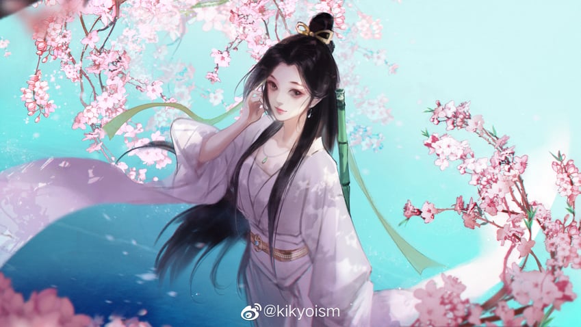 huang rong (condor trilogy and 1 more) drawn by kikyoism