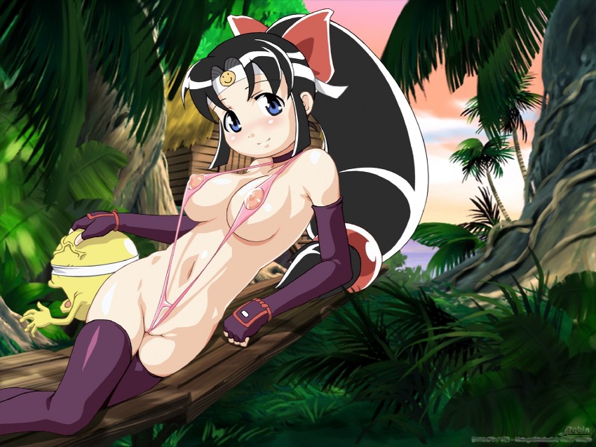 shinobu and onsokumaru (ninin ga shinobuden) drawn by yn_red