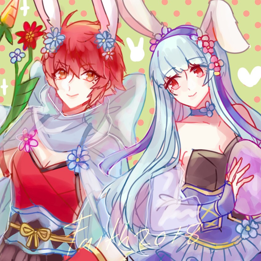 ninian and hinoka (fire emblem and 3 more) drawn by faithoala
