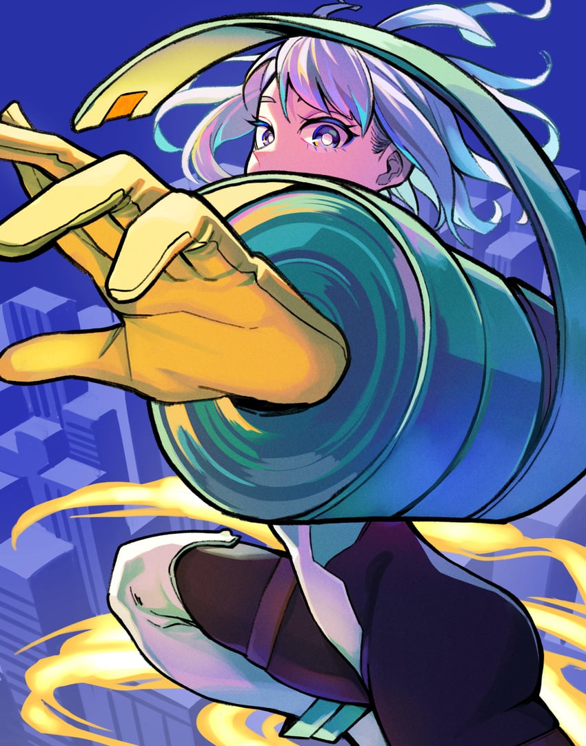 hado nejire (boku no hero academia) drawn by soubu_yuusuke