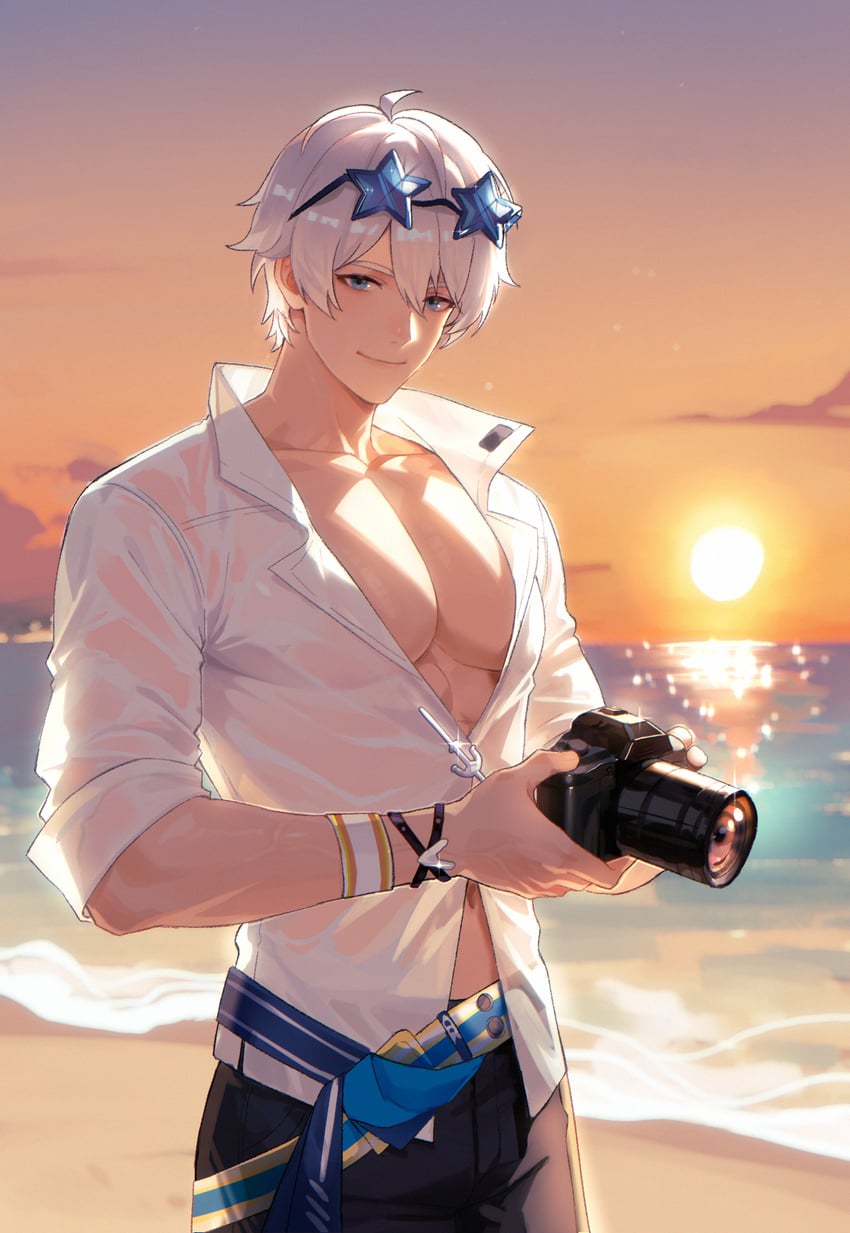 kevin kaslana (honkai and 1 more) drawn by shinchora