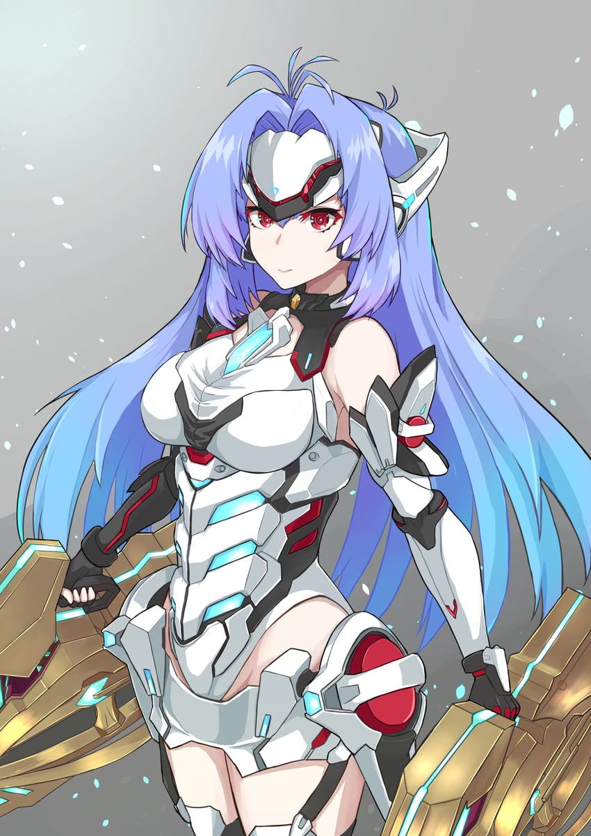 kos-mos and kos-mos re: (xenoblade chronicles and 1 more) drawn by makibane_(mkbane)