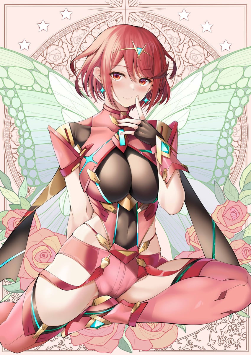pyra (xenoblade chronicles and 1 more) drawn by daive