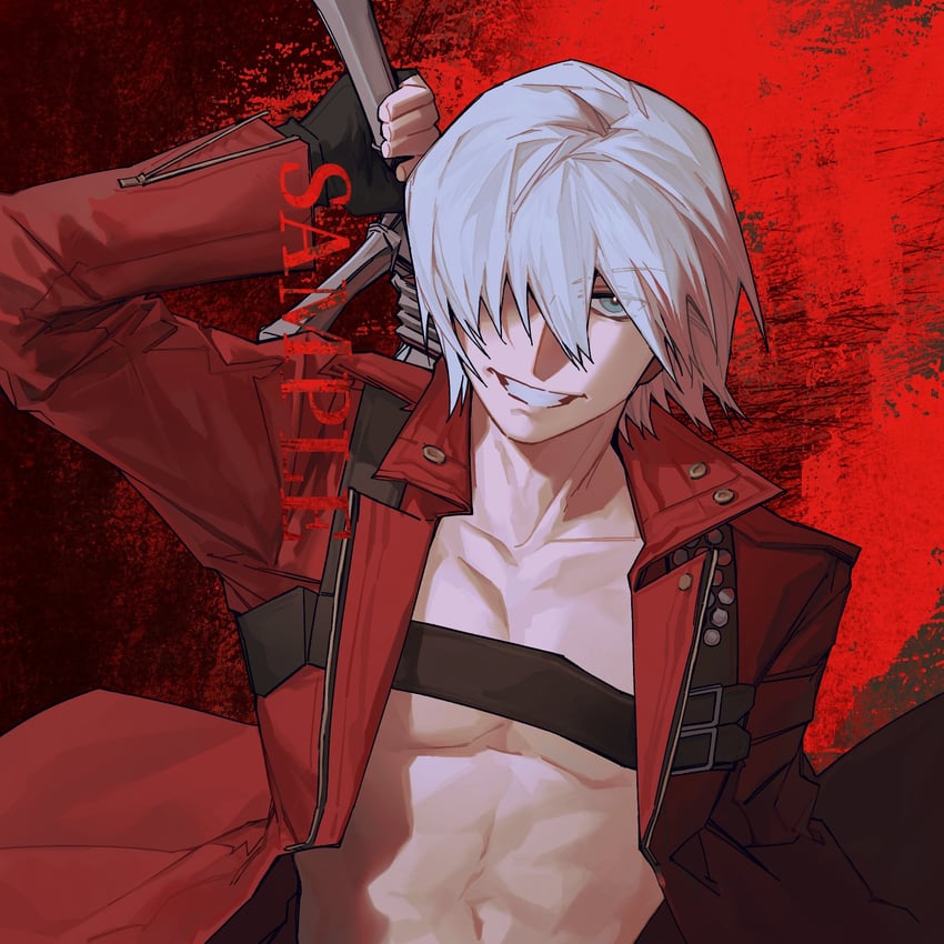dante (devil may cry and 1 more) drawn by zmlskr
