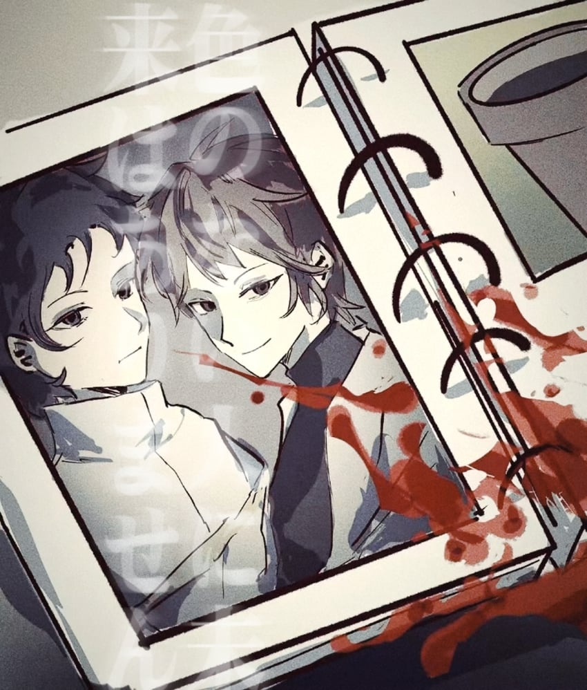 utsugi noriyuki and harada minoru (saibou shinkyoku) drawn by dakainidexinxiangba