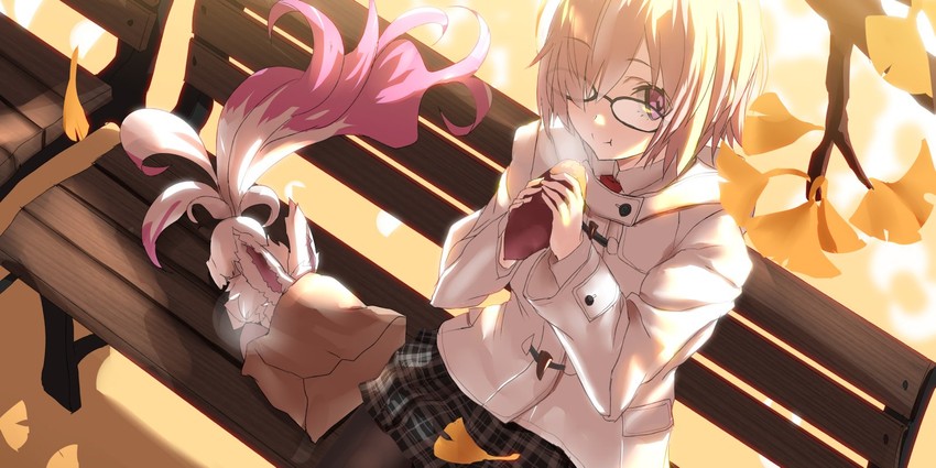 mash kyrielight and fou (fate and 1 more) drawn by tsuuhan