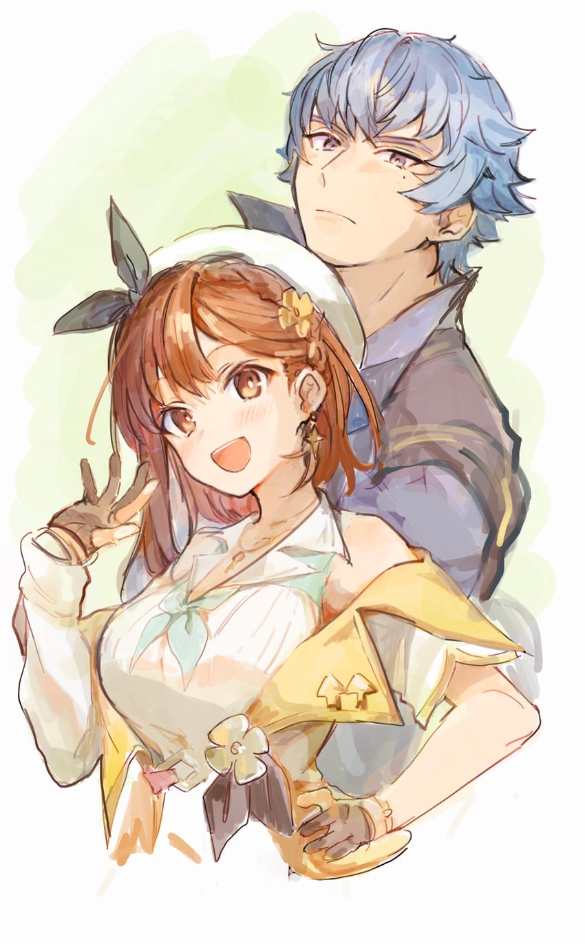 reisalin stout and bos brunnen (atelier and 2 more) drawn by le21day