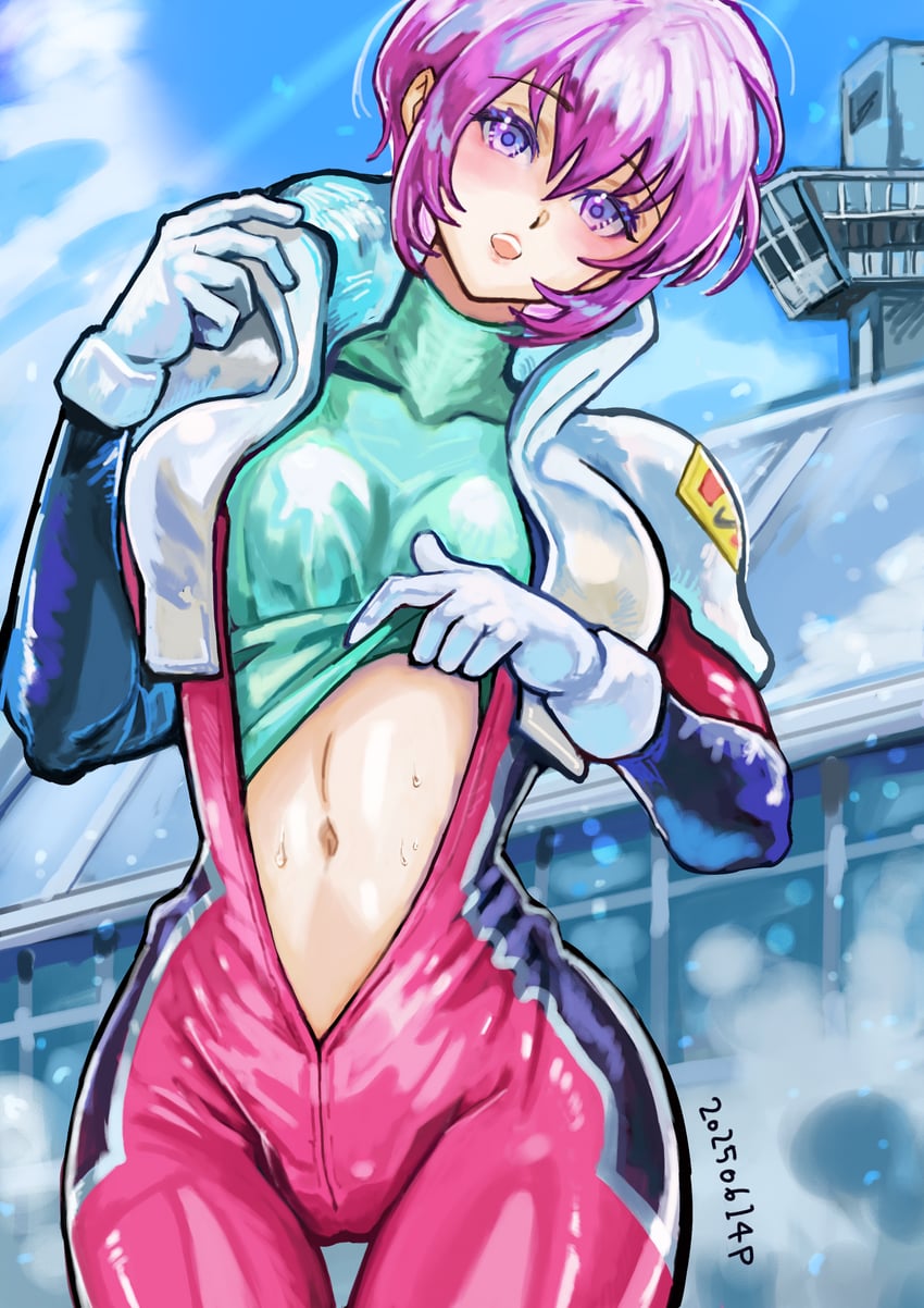 lunamaria hawke (gundam and 2 more) drawn by okrdisk2000