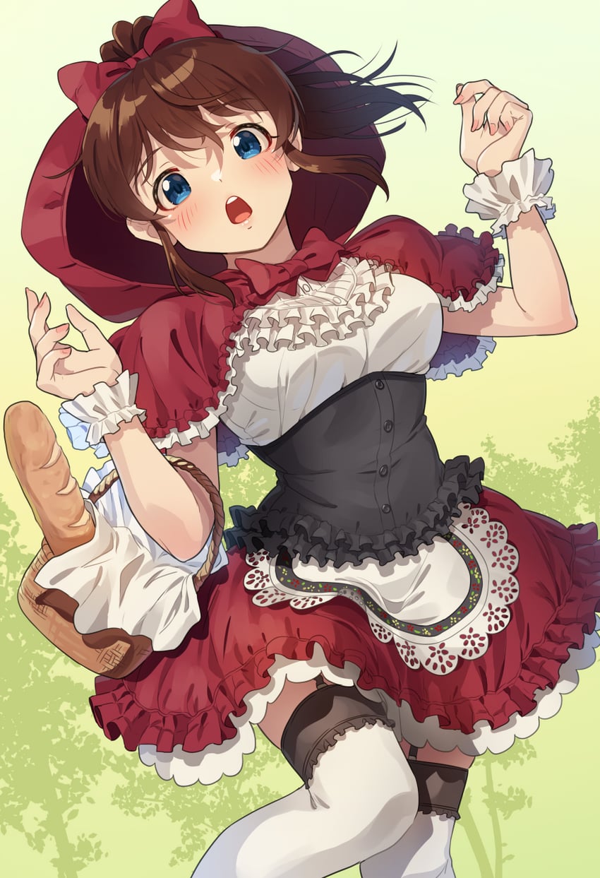 little red riding hood and satake minako (idolmaster and 3 more) drawn by kamille_(vcx68)