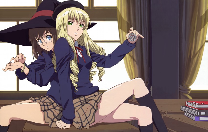 adilisia lenn mathers and honami takase ambler (rental magica) drawn by akai_toshifumi