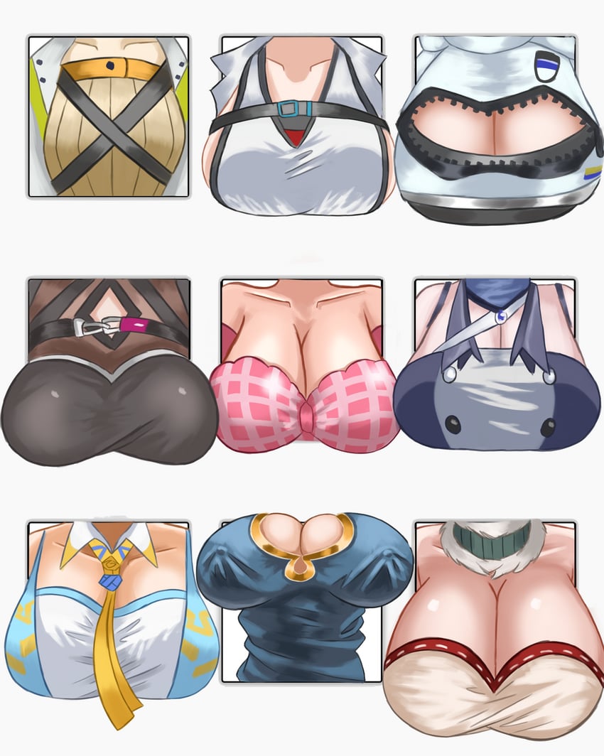 eyjafjalla, ling, muelsyse, anila, blaze, and 4 more (arknights and 1 more) drawn by mintmosse