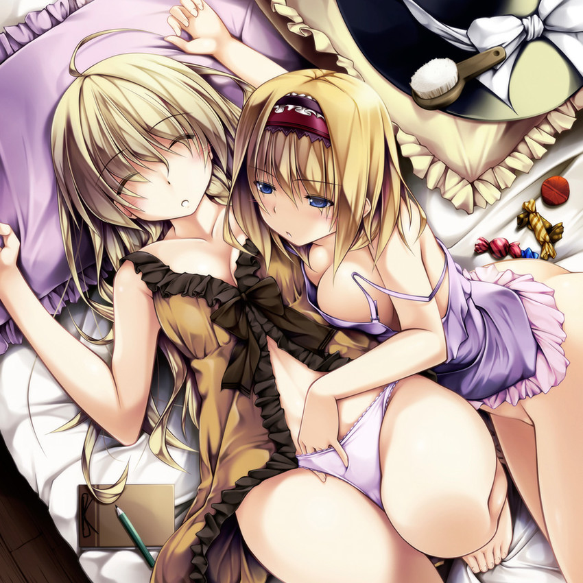 kirisame marisa and alice margatroid (touhou) drawn by kai_yuuki