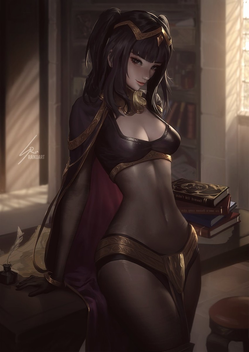 tharja (fire emblem and 2 more) drawn by raikoart