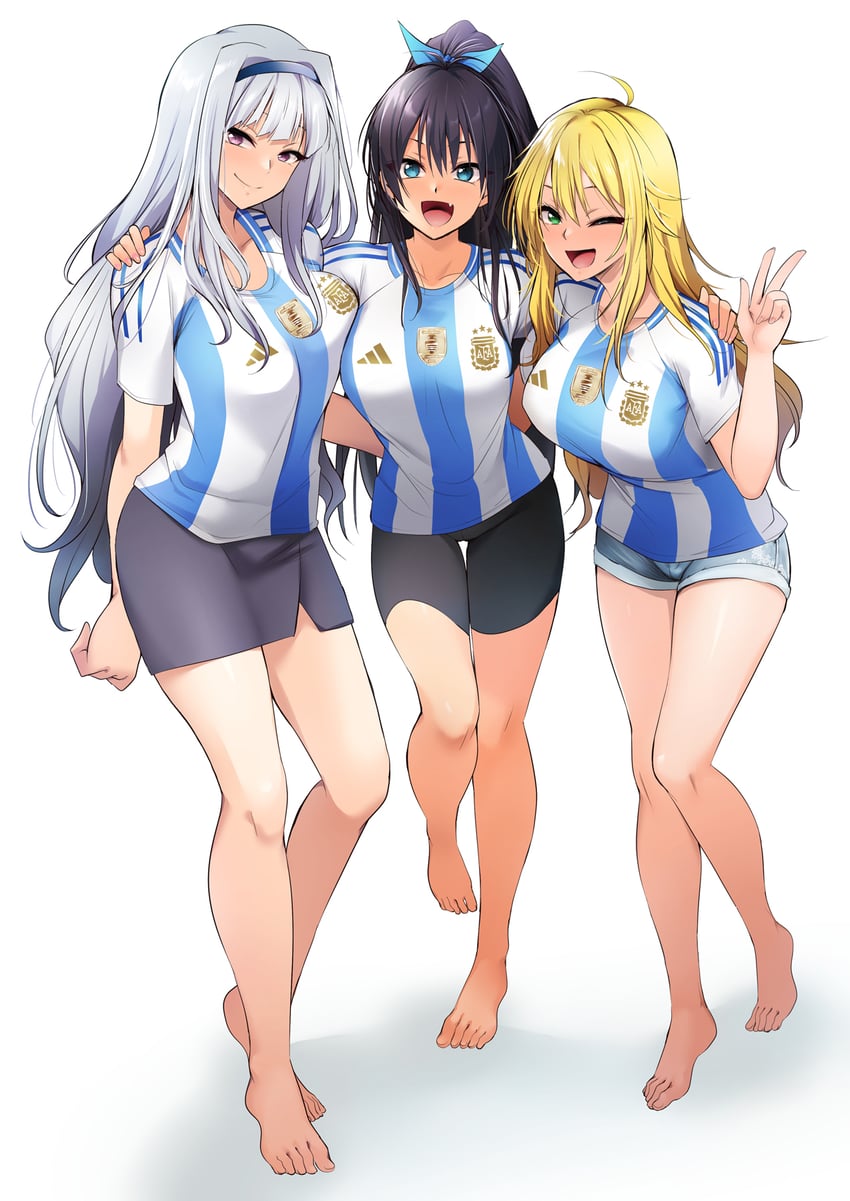hoshii miki, shijou takane, and ganaha hibiki (idolmaster and 1 more) drawn by kaiga