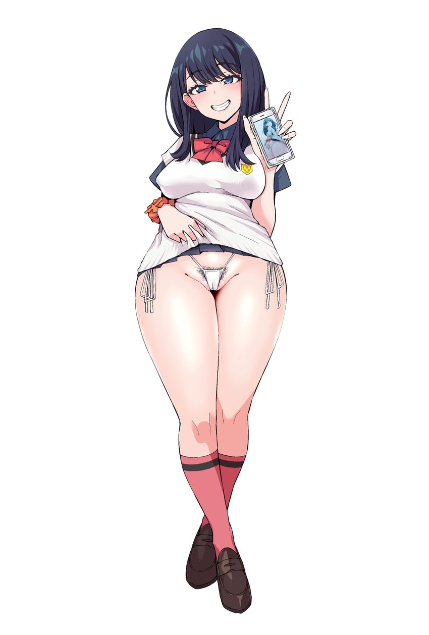 takarada rikka (gridman universe and 1 more) drawn by ankoman