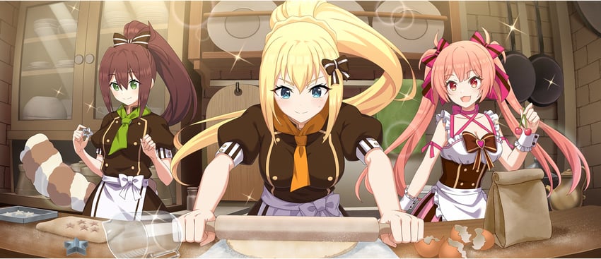 darkness, lean, and erika (kono subarashii sekai ni shukufuku wo! and 1 more)