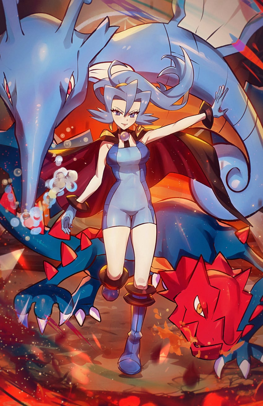 clair, kingdra, and druddigon (pokemon and 1 more) drawn by ryairyai