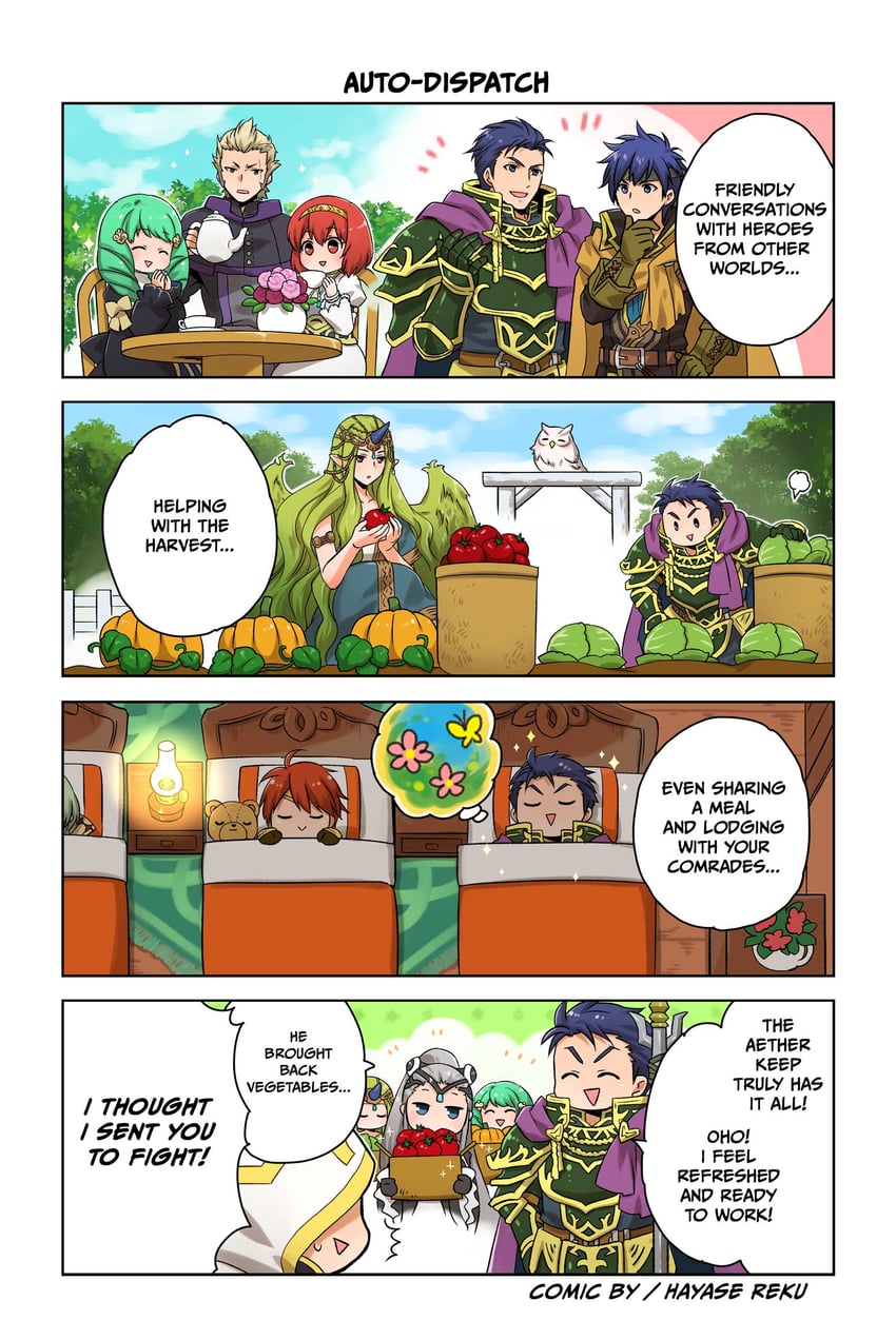 kiran, flayn, eliwood, feh, eir, and 5 more (fire emblem and 7 more) drawn by arikawa_kinu