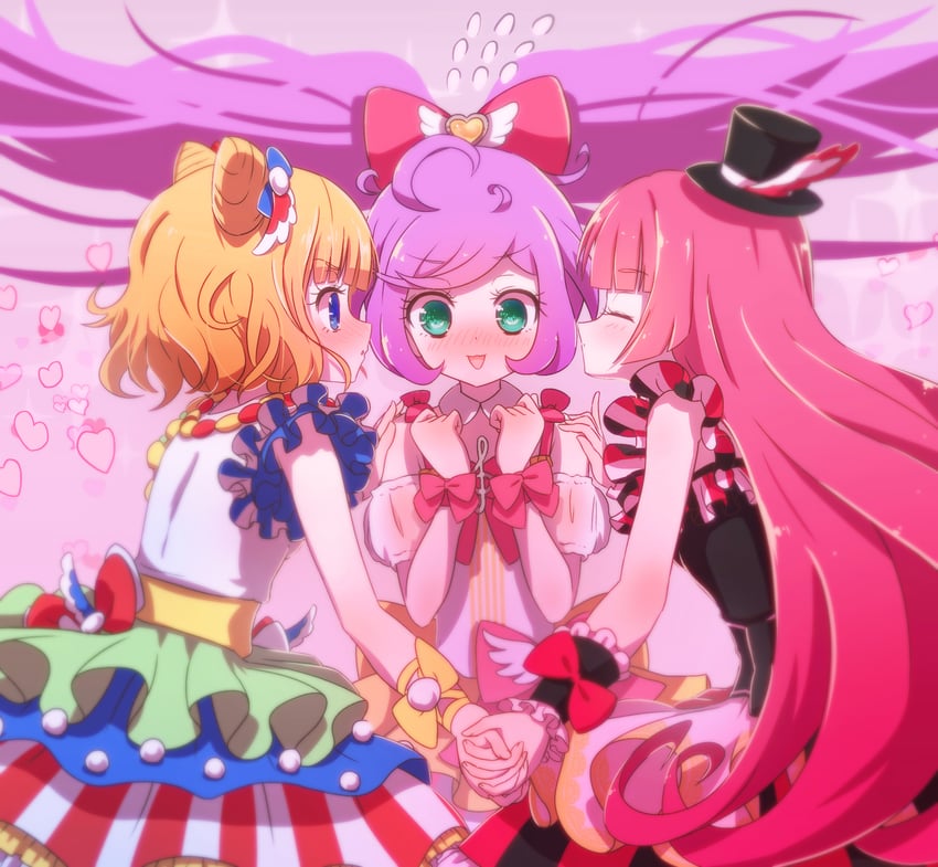 manaka laala, minami mirei, and hojo sophy (pretty series and 1 more) drawn by ruru_ashihara