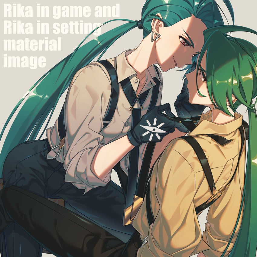 rika (pokemon and 1 more) drawn by miri_(cherryjelly)